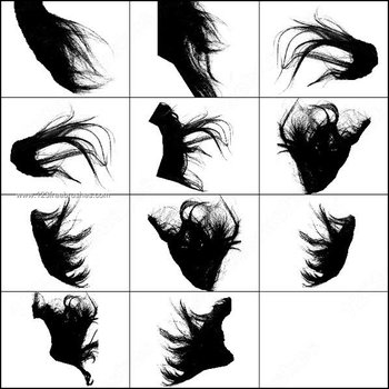 Hair Brushes Photoshop