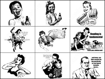 Vintage People Girls – Boys – Child Brushes