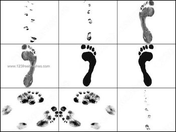 Footprint Brushes Photoshop