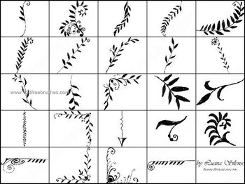 Free Leave Borders Brushes