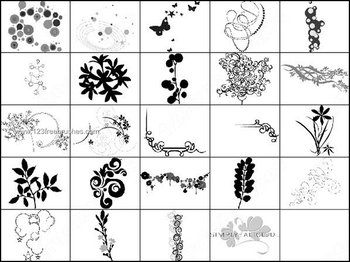 Free Photoshop Decoration Brushes