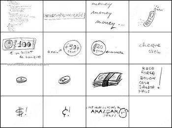 Currency – Cell Phone Brushes Photoshop