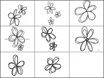 Hand Drawn Flowers Brushes