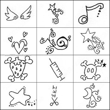 Scribble Syringe – Stars – Skull Brushes