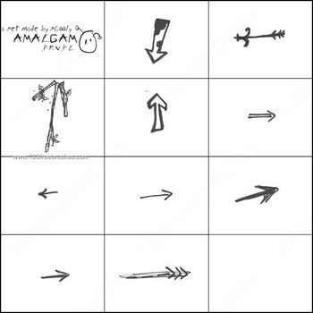 Doodle Arrow Photoshop Brushes