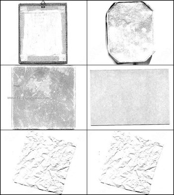 Burnt Paper and Polygon Brushes Photoshop