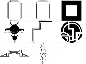 Border Shapes Brushes