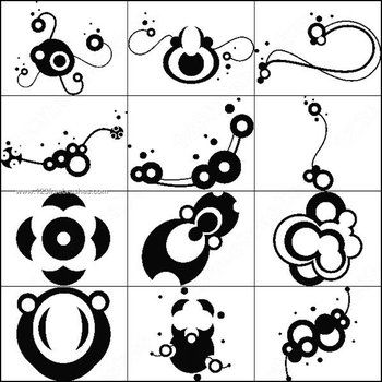 Free Download Shape Photoshop High Tech Circles Brushes