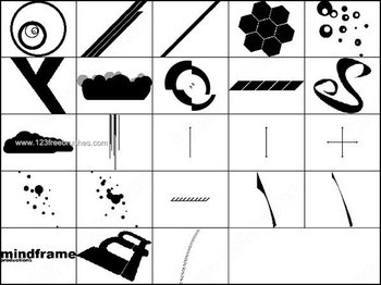 Shapes Photoshop Brushes Free