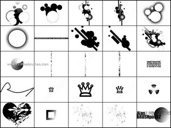 Abstract Circle Shapes Brushes