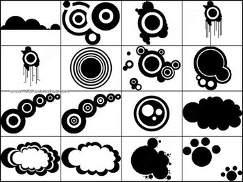 Circle – Clouds Brushes