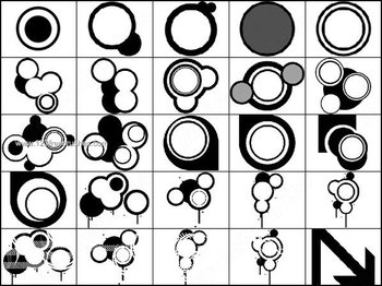 Photoshop Arrow – Circle Shapes Brushes
