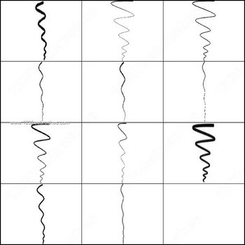 Curled Marker Lines Brushes