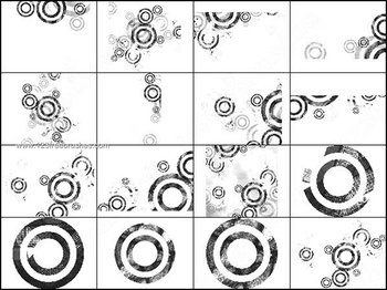 Grunge Circles Brushes for Photoshop