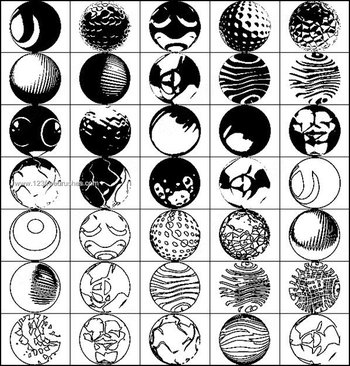 Spheres Photoshop Brush Pack