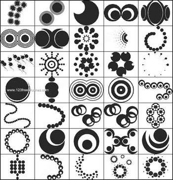 Vector Circle Brushes Free