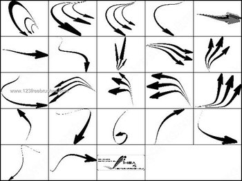 Arrow Signs Brushes Photoshop CS3
