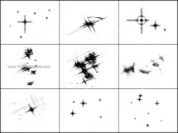 Stars Space Brushes