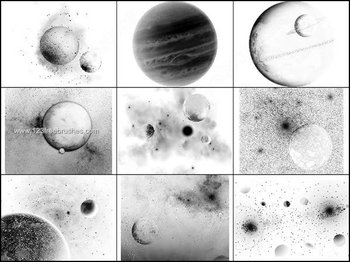 Photoshop Planet Brushes Free