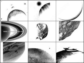 Planet Moon Brushes for Photoshop