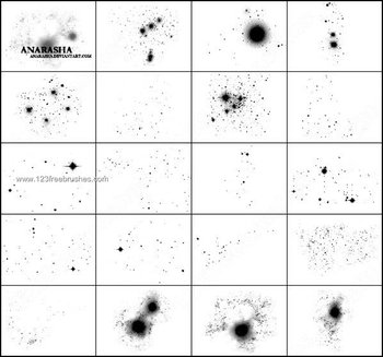 Stars and Planet Brush Photoshop