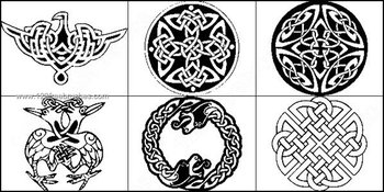 Celtic Border Tattoo Shapes Photoshop Brushes