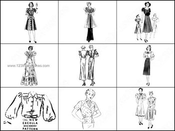 Vintage Photoshop People Brushes